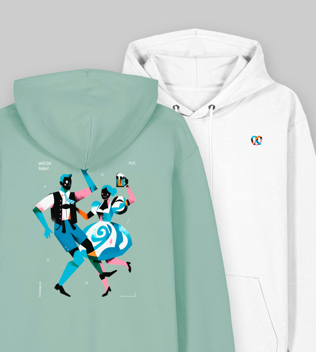WIESNliebe - Herzl - Organic Hoodie