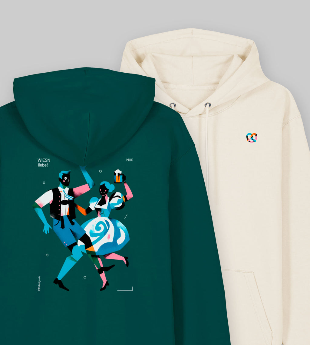 WIESNliebe - Herzl - Organic Hoodie
