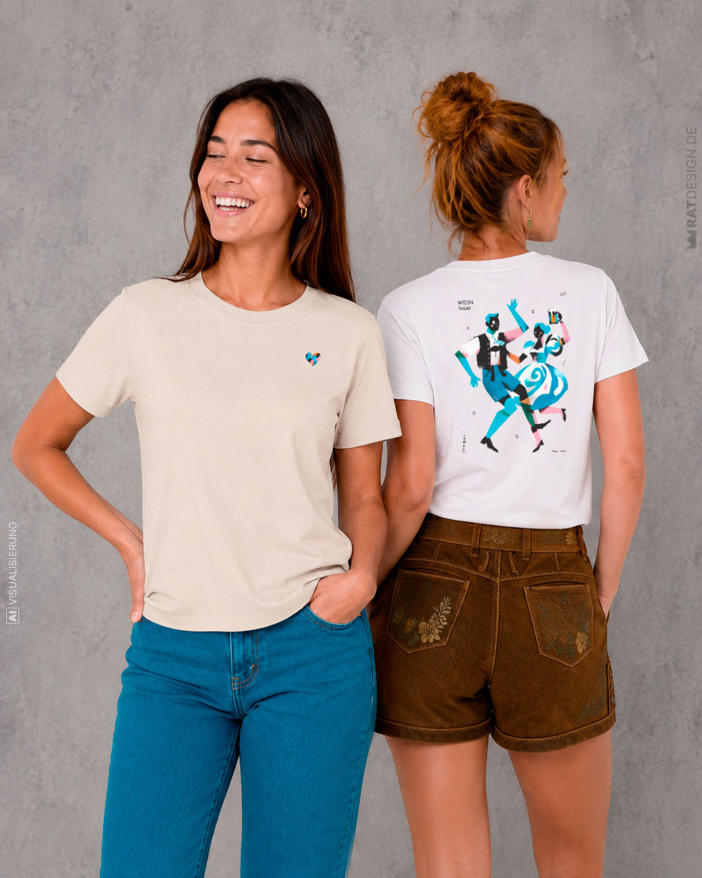 WIESNliebe - Herzl - Ladies Organic Shirt